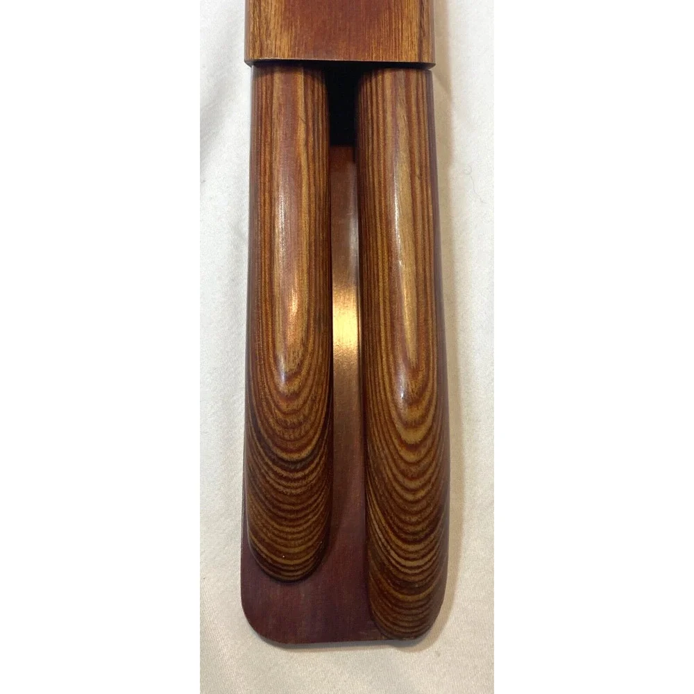 2PC ShurEdge Knife Slicer Carver Robeson Gourmet Cutlery Wooden Case Carving Set